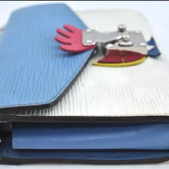 Louis Vuitton Tribal Mask Shoulder Bag Epi leather Cross Body Bag White M60795 - Picture 7 of 16